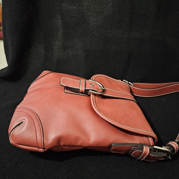 Bellerose Red Crossbody Bag - Picture 5 of 16
